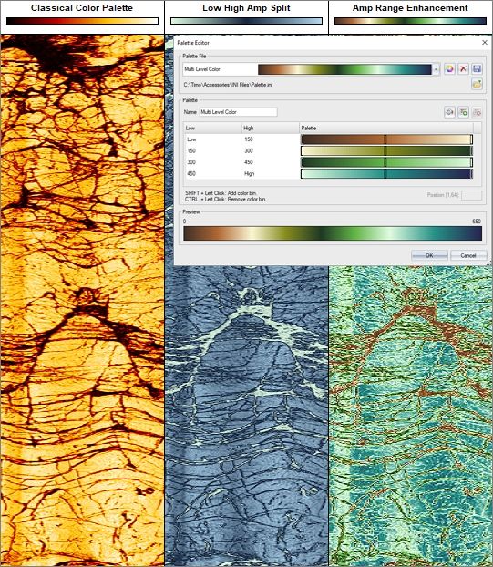 ATV Comparison Image WellCAD Color Classification