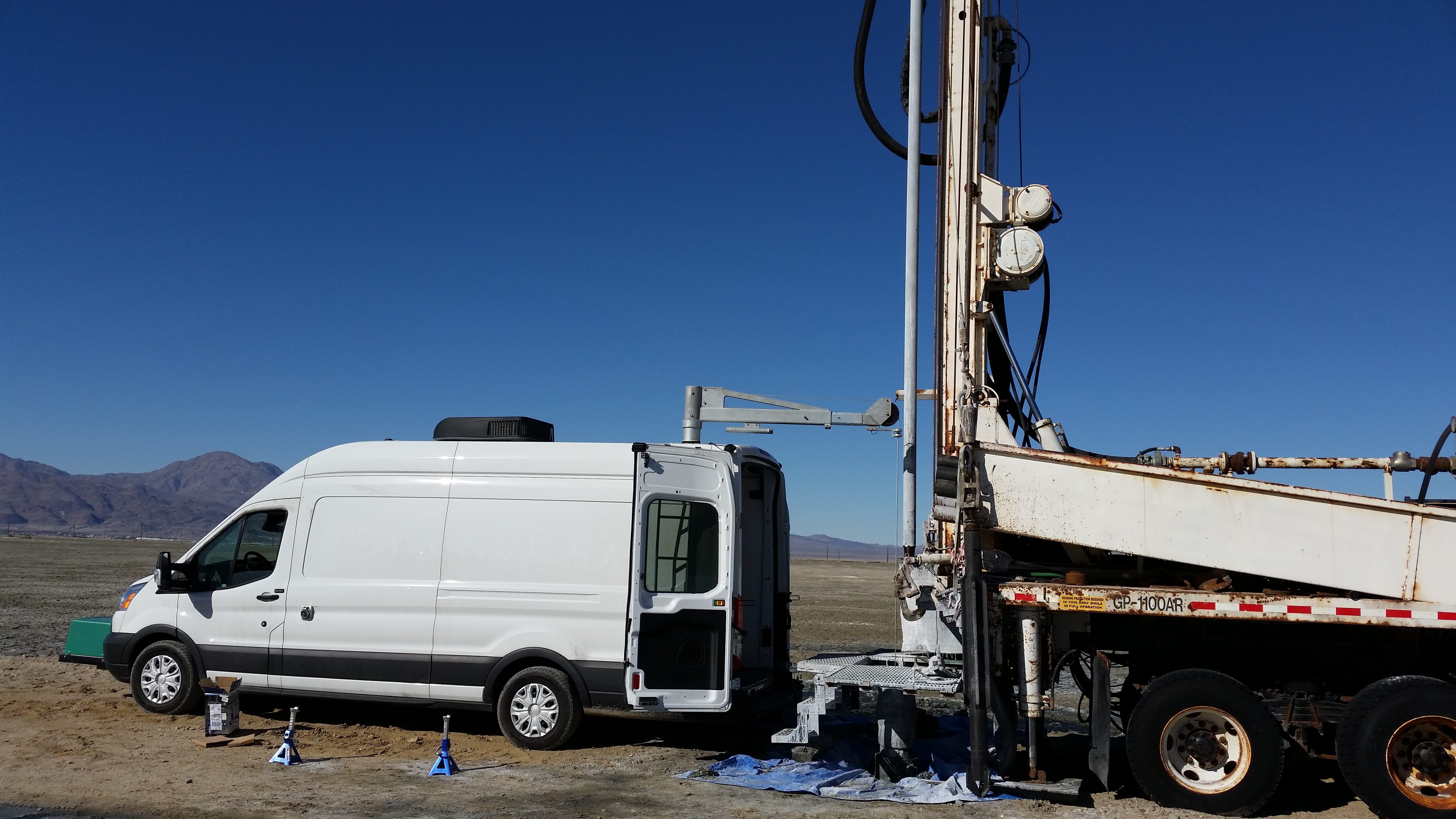 Searles Valley Borehole Logging Vehicle Training