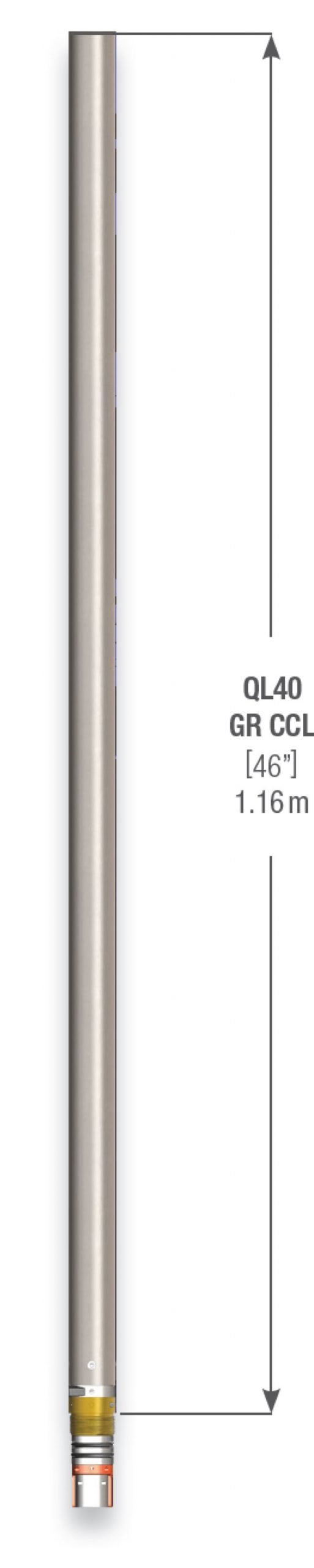 QL40-GR-CCL Gamma Casing Collar Locator Probe Image
