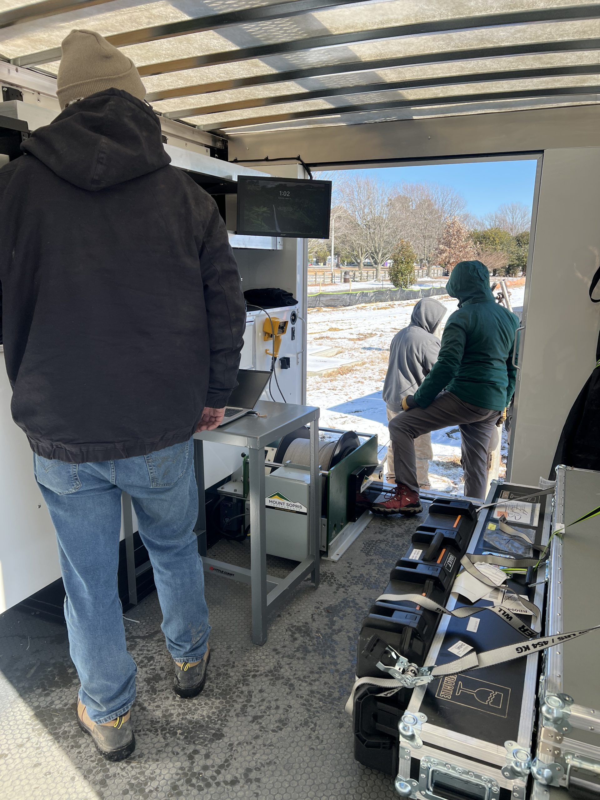 Inside look at logging vehicle setup and winch training