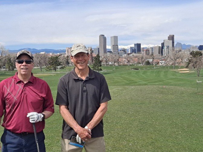 Jim LoCoco and John Stowell at City Park Golf Course