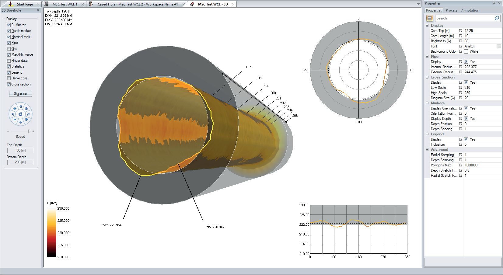 WellCAD Casing Integrity Module