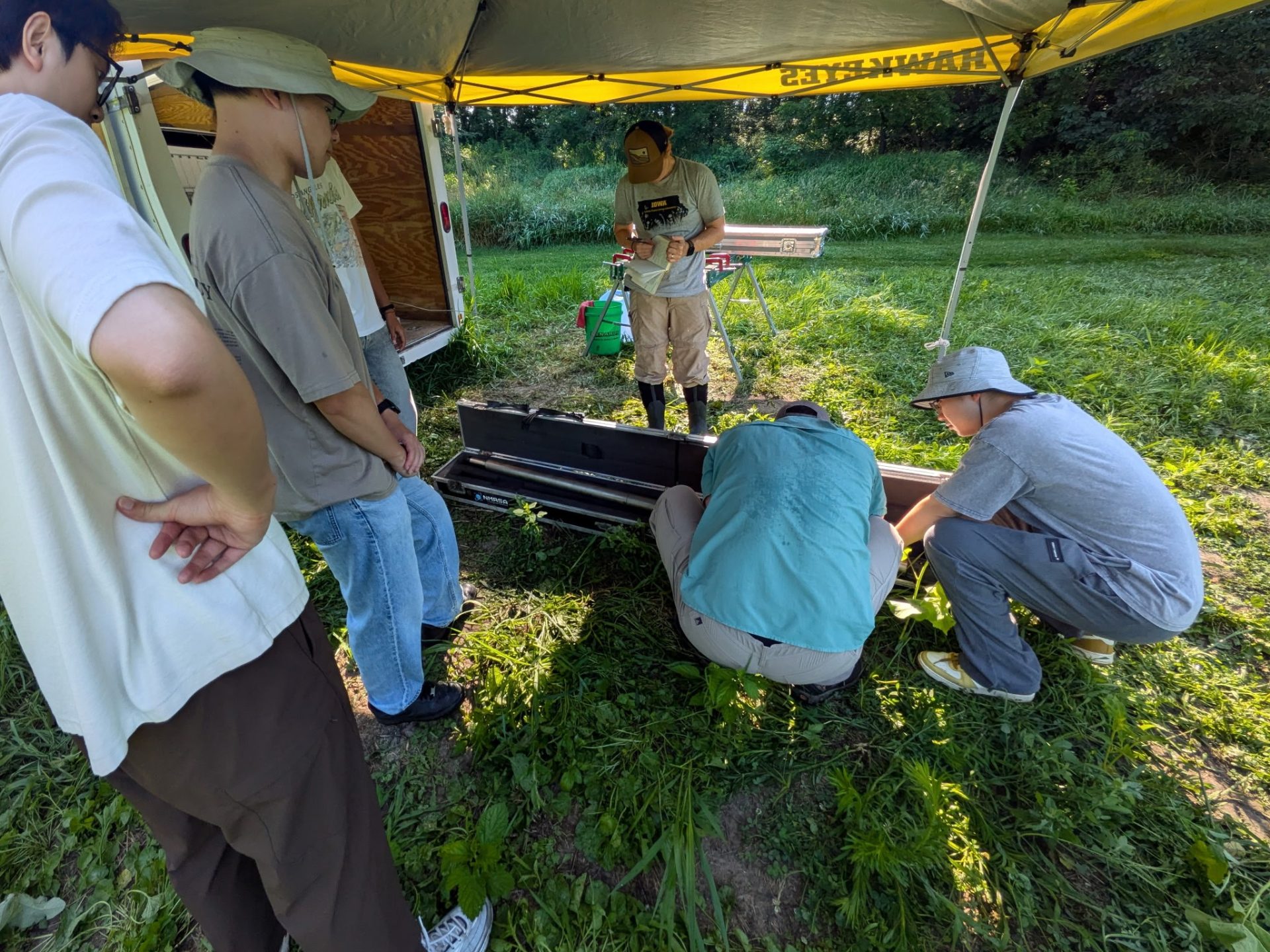 QL40-BMR Setup with University of Iowa and IGS at Kent Park